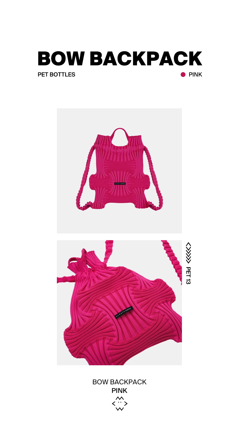 PLEATSMAMA: Sustainable Knit Pleats Bag