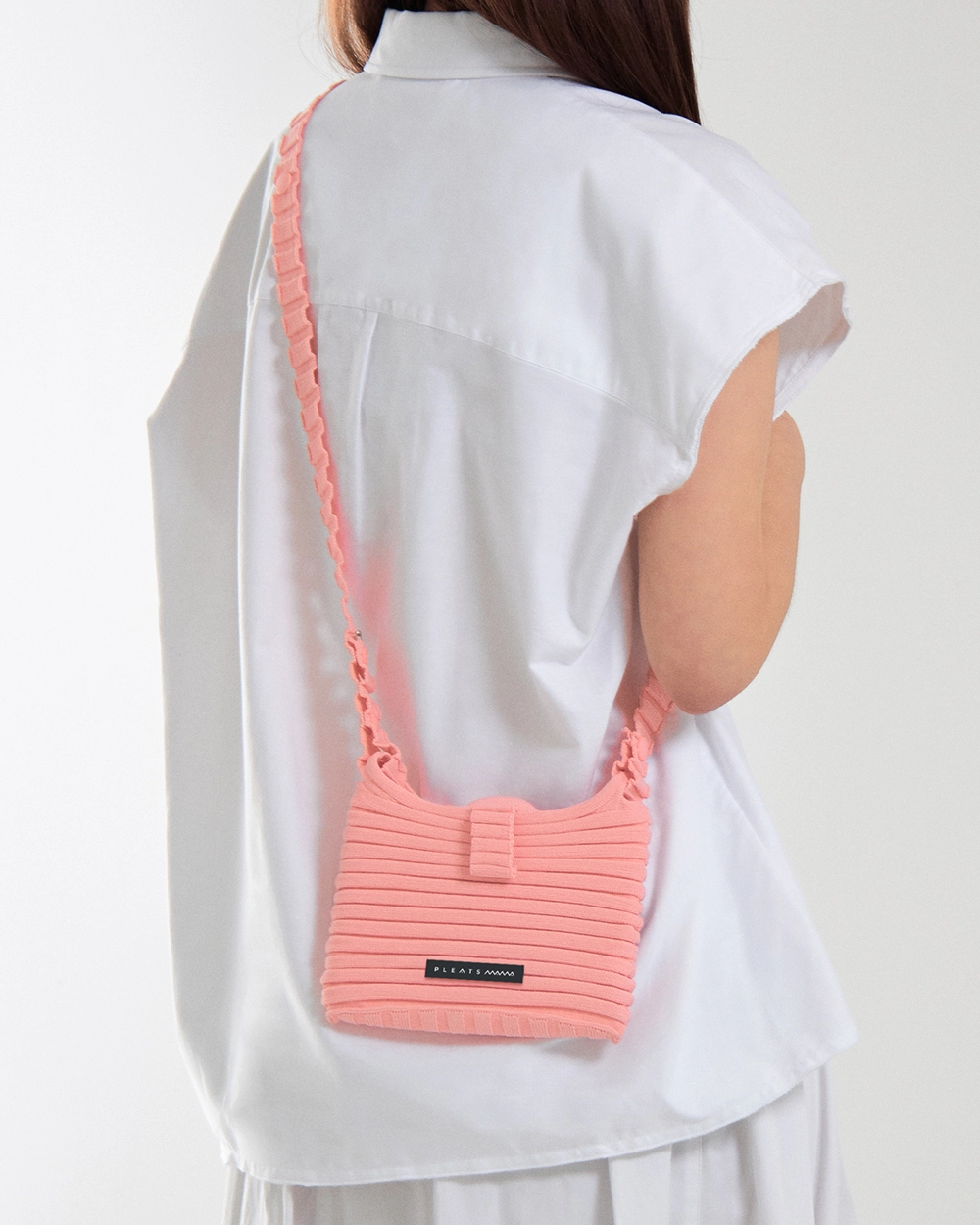 New Melody Bag S Light Pink : PLEATSMAMA: Sustainable Knit