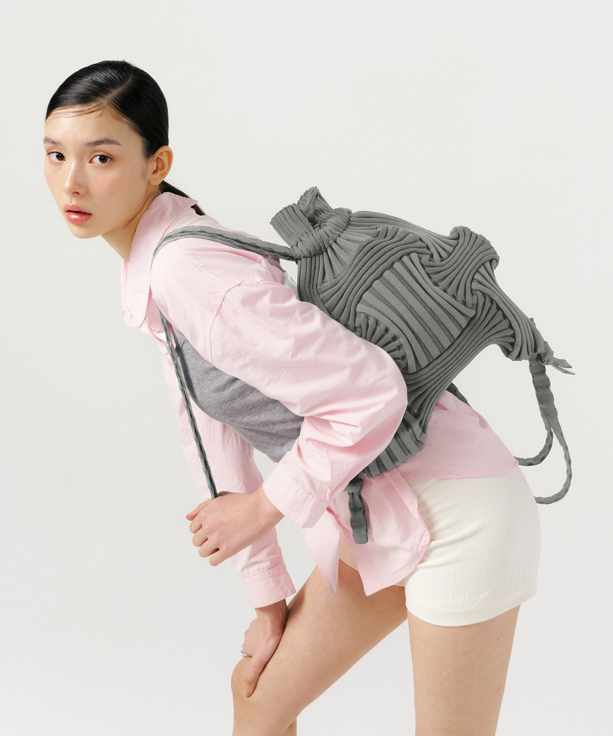 PLEATSMAMA: Sustainable Knit Pleats Bag PLEATSMAMA: Sustainable Knit Pleats Bag