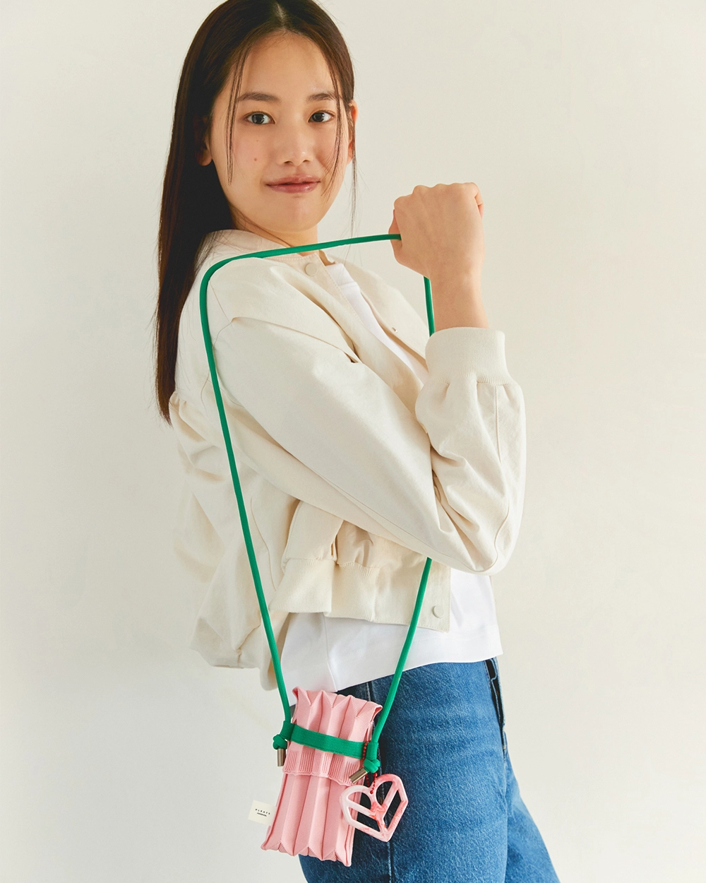 Nano Bag Pink : PLEATSMAMA: Sustainable Knit Pleats Bag