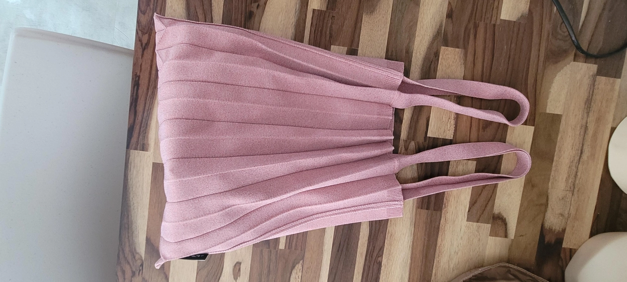 Tote Bag Glitter Rose Gold : PLEATSMAMA: Sustainable Knit
