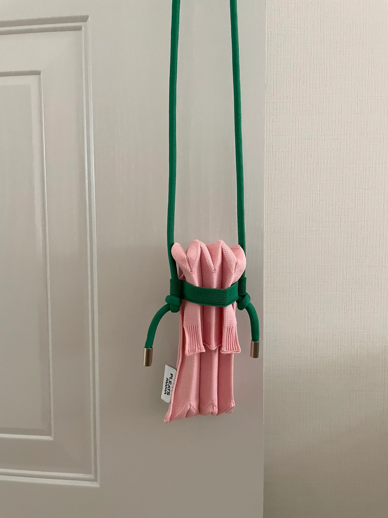 【PLEATSMAMA】☆韓国 人気☆Nano Bag Nano Bag Sage : PLEATSMAMA: Sustainable Knit Pleats Bag