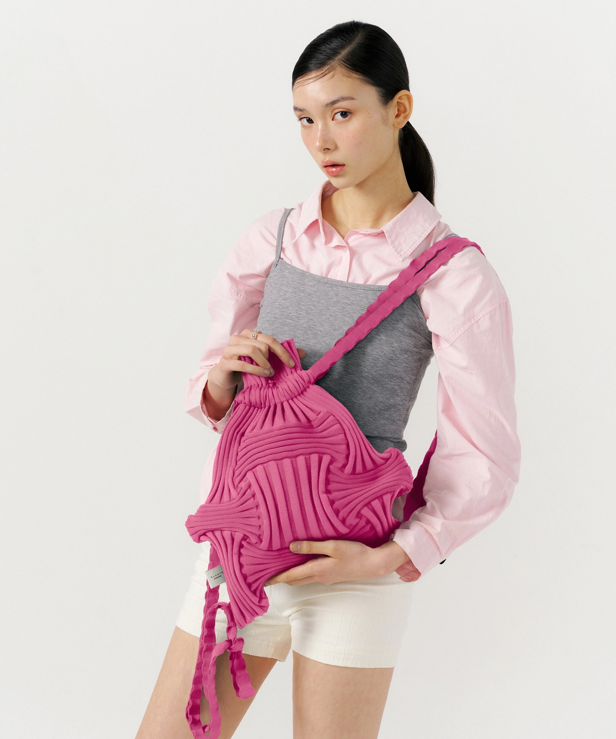 PLEATSMAMA: Sustainable Knit Pleats Bag PLEATSMAMA: Sustainable Knit Pleats Bag