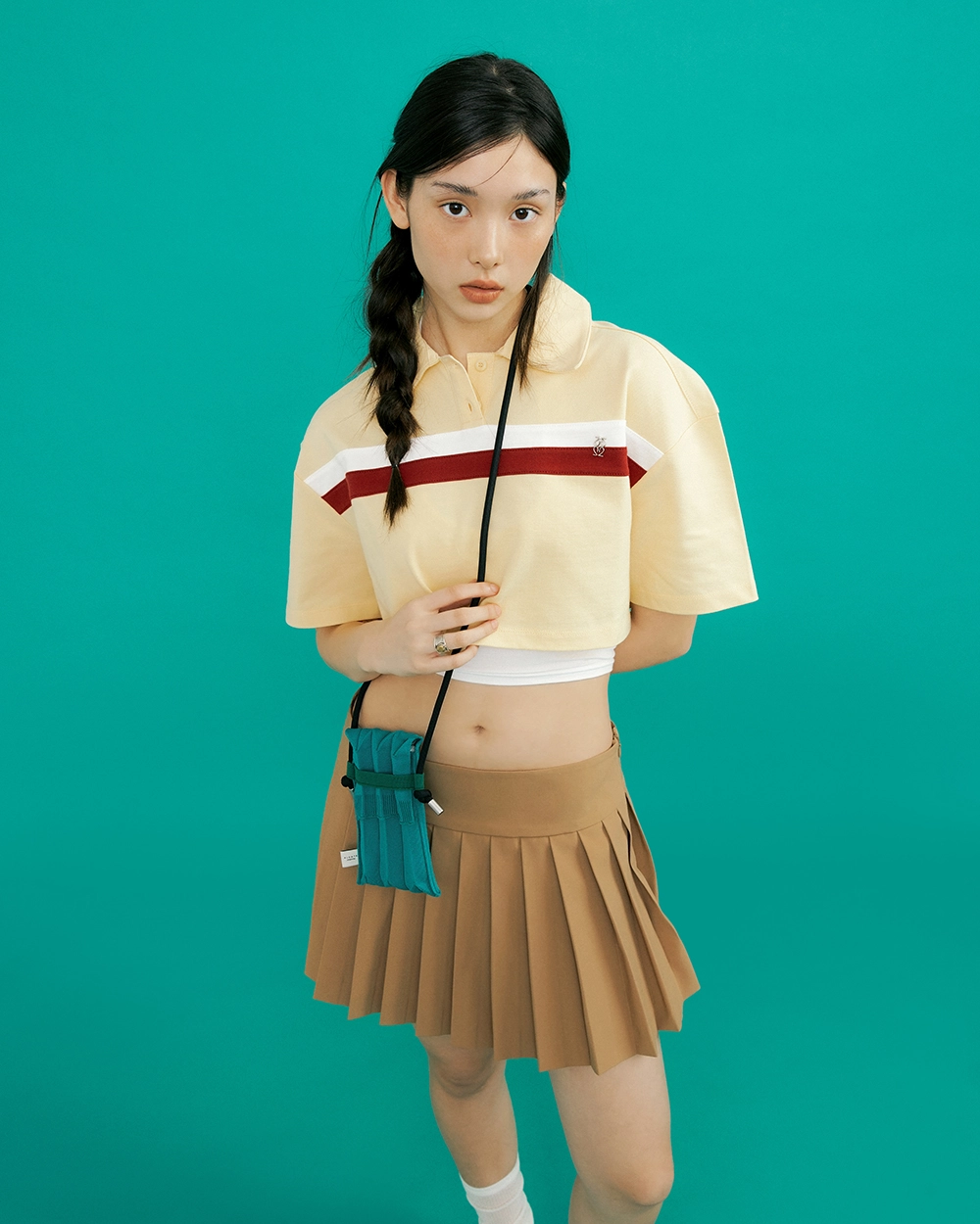 Nano Bag Green : PLEATSMAMA: Sustainable Knit Pleats Bag