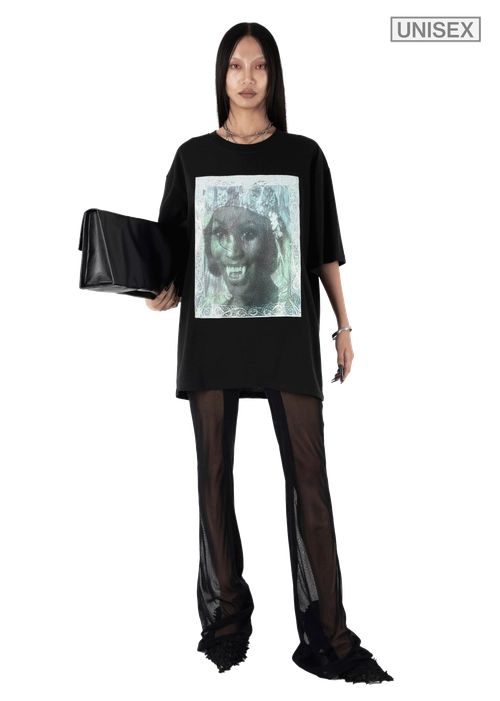 LIGHT OF LOVE OVERSIZED TEE IN WHITE : 604SERVICE