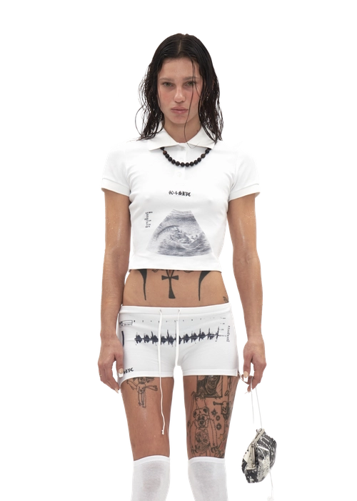【604SERVICE】ALIEN NT SCAN OVER COLLAR T SHIRT IN BLACK 604SERVICE] ALIEN NT SCAN OVER COLLAR T SHIRT IN BLACK 正規