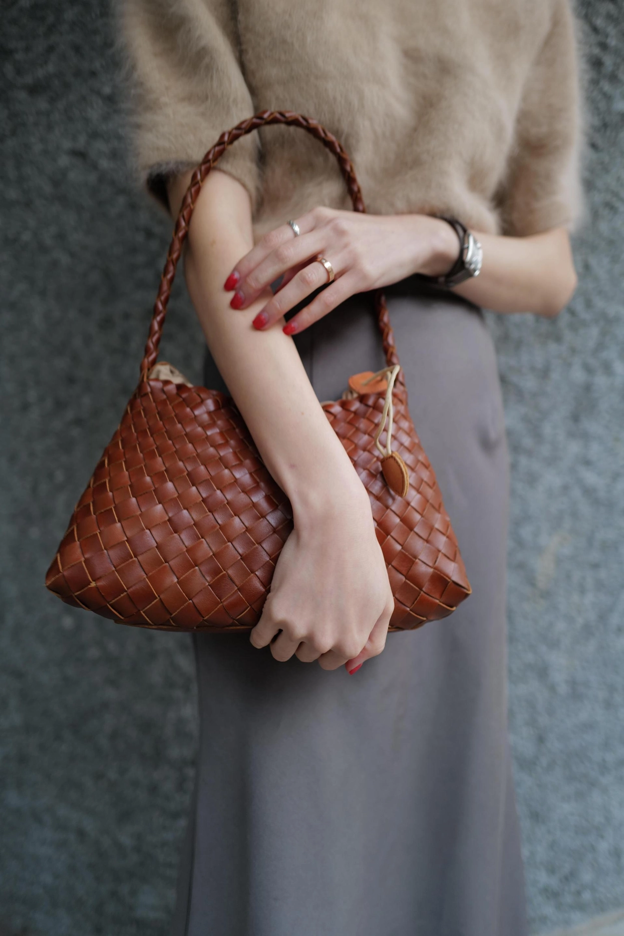 Gardener Basket_Weaving Shoulder Bag : 그레이맨션 GREY MANSION