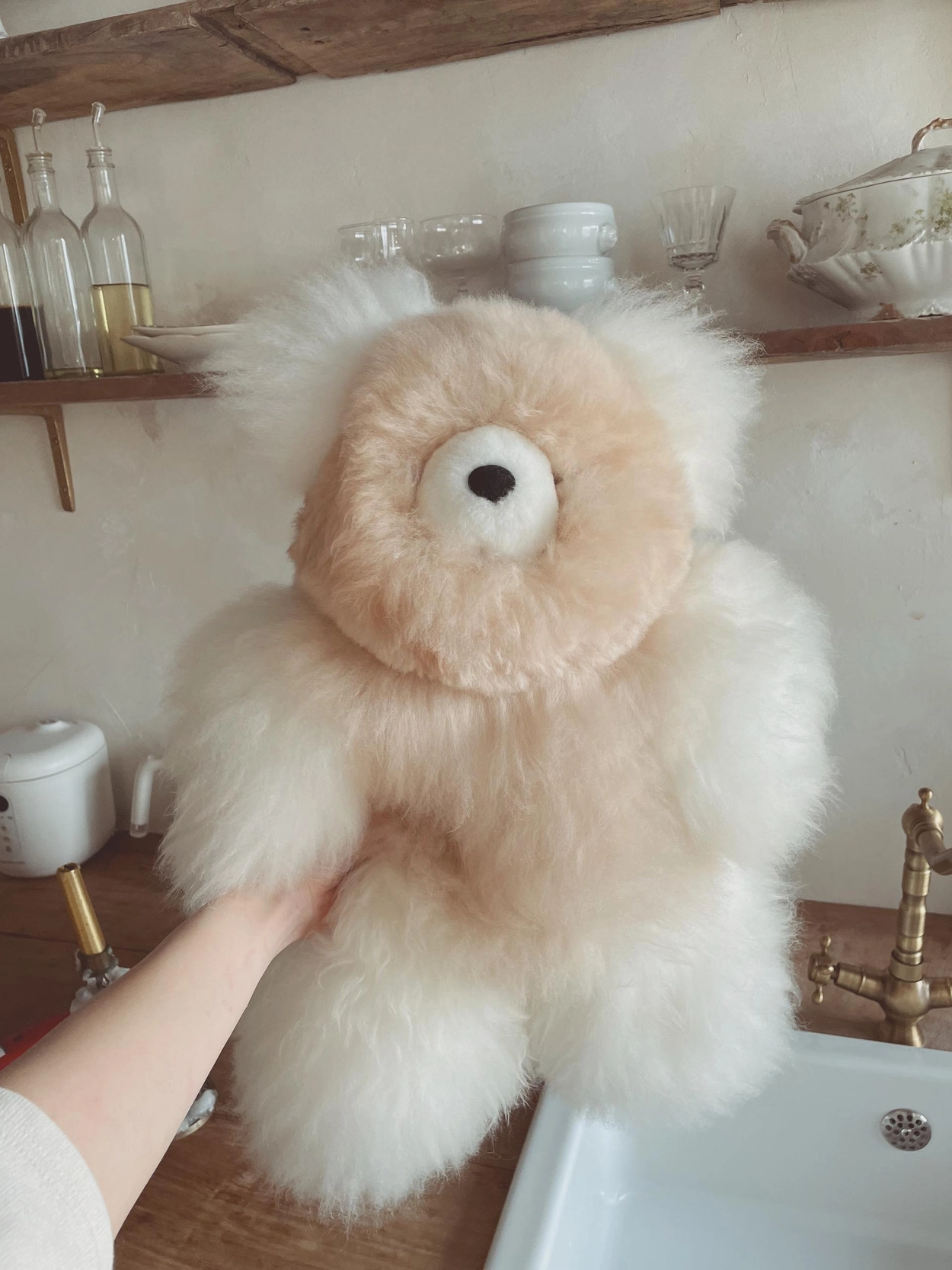 【GREYMANSION】Sustainable Alpaca Bear from Peru [Micro] Sustainable Alpaca Bear from Peru : 그레이맨션 GREY MANSION
