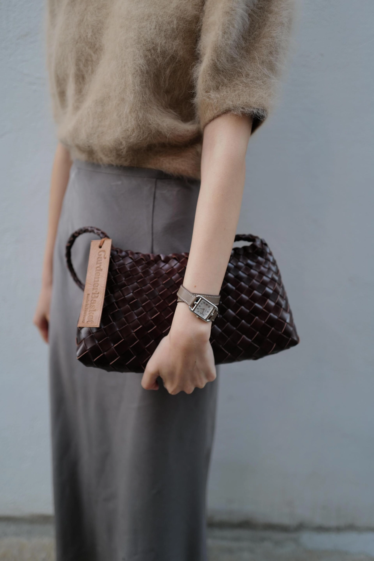 Gardener Basket_Weaving Shoulder Bag : 그레이맨션 GREY MANSION