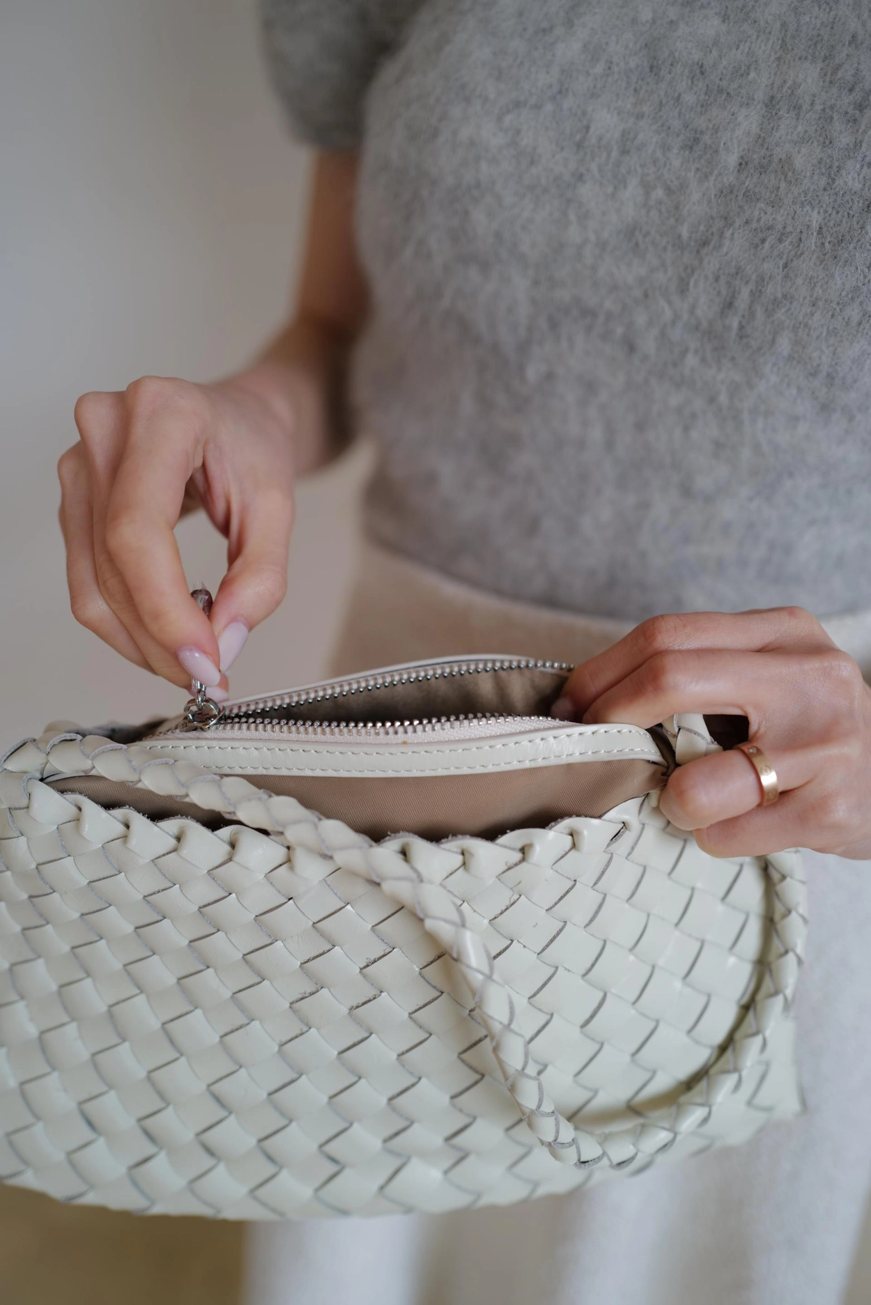 Gardener Basket_Weaving Shoulder Bag : 그레이맨션 GREY MANSION