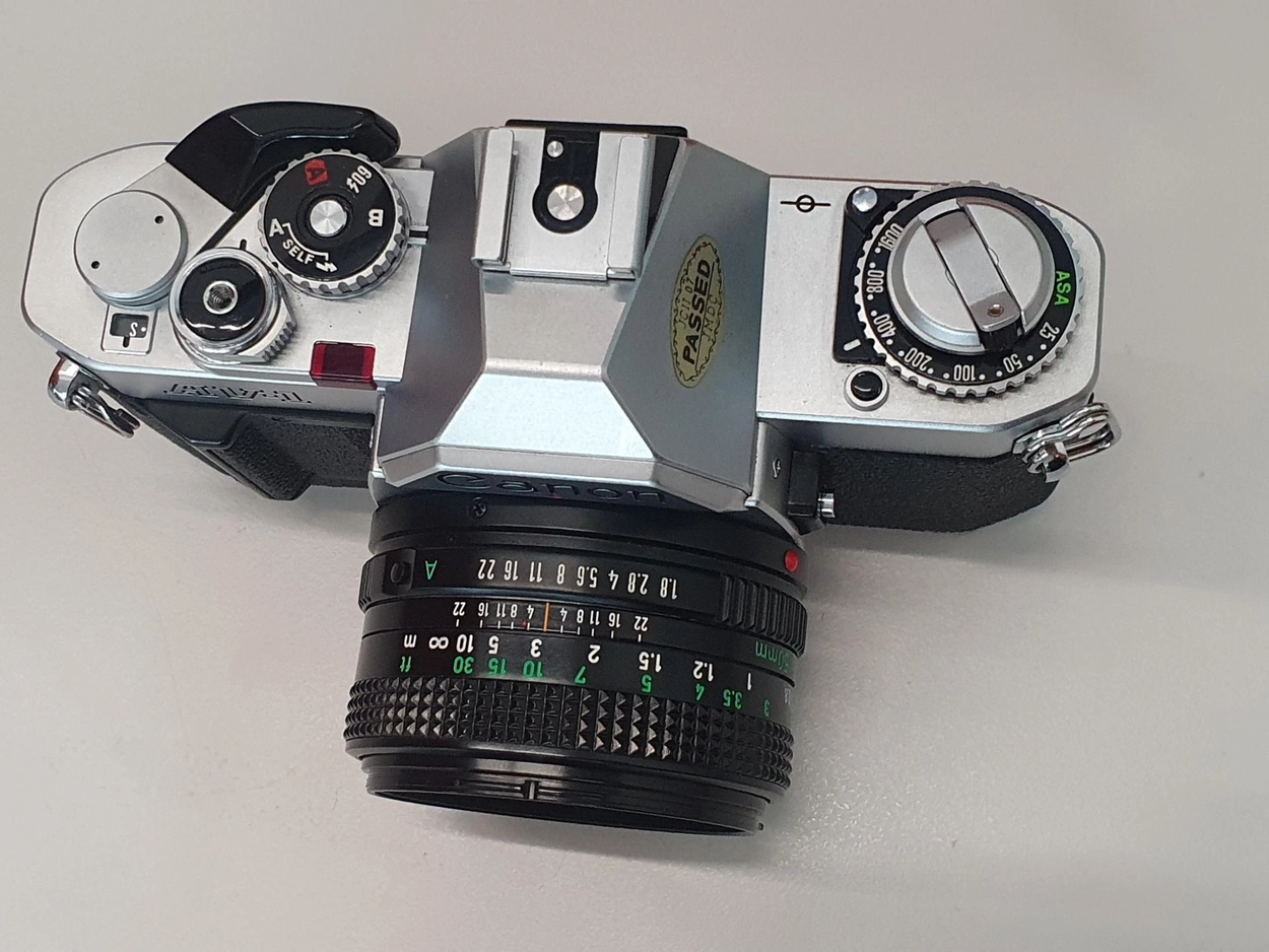 Canon AV-1 50mm F2 セット 動作品 캐논 Canon AV-1 + 50mm FD Lens : 루트카메라 필카 필름카메라