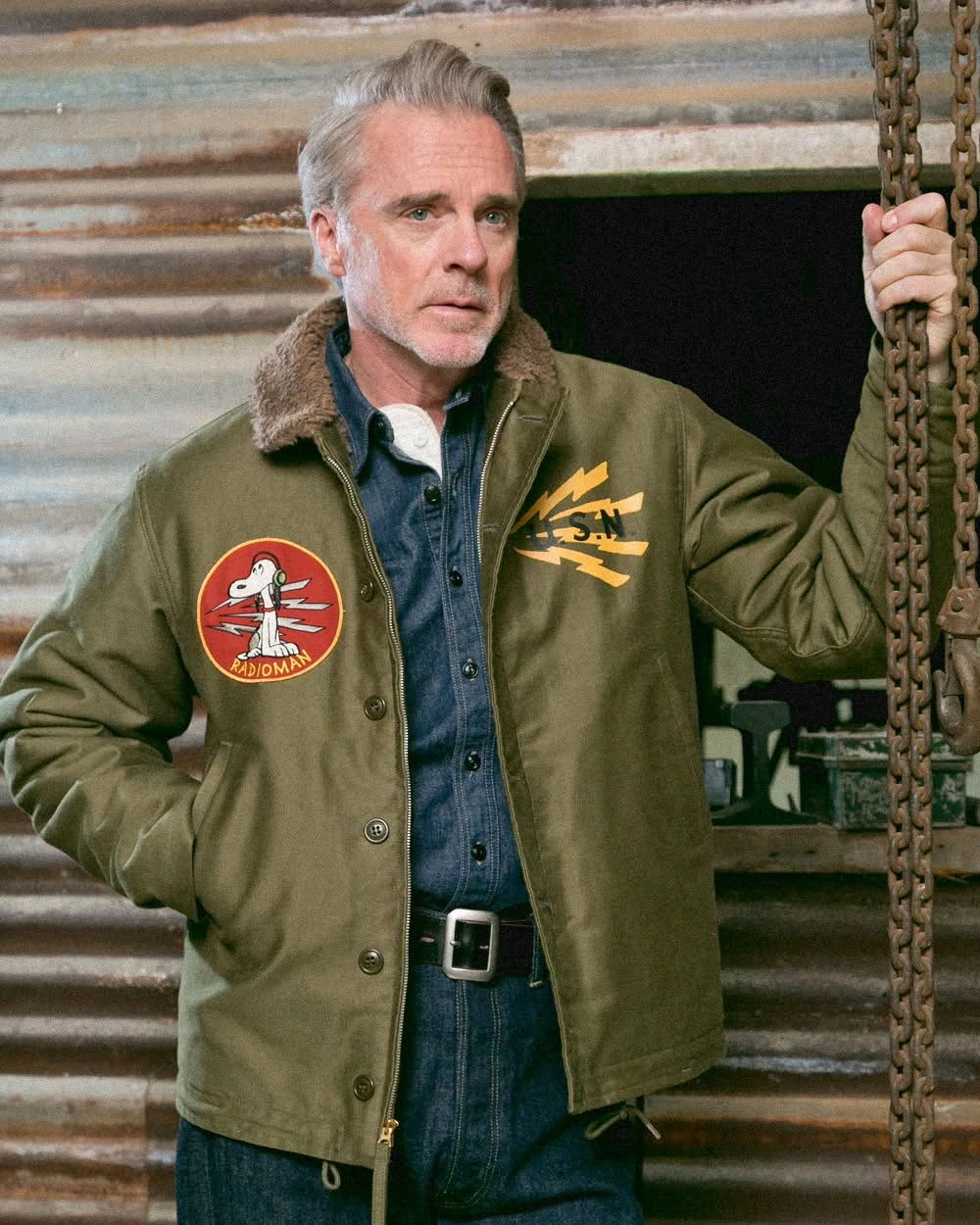 N-1 Deck Jacket Snoopy 'RADIOMAN' : Semi Basement General Store