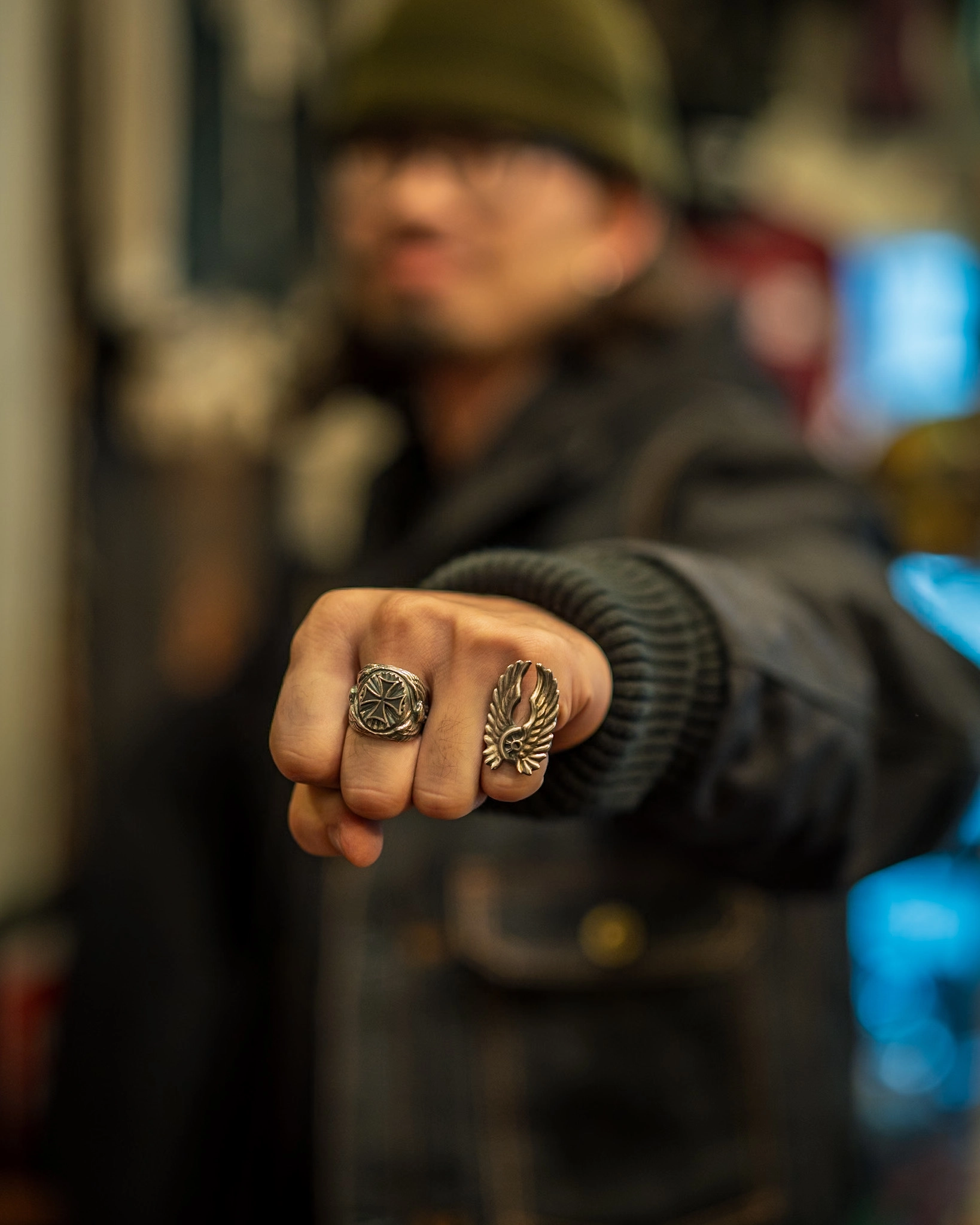 ViSE CLOTHING Lightning-Cross RiNG〔SV〕 ViSE CLOTHING Lightning-Cross RiNG〔SV〕