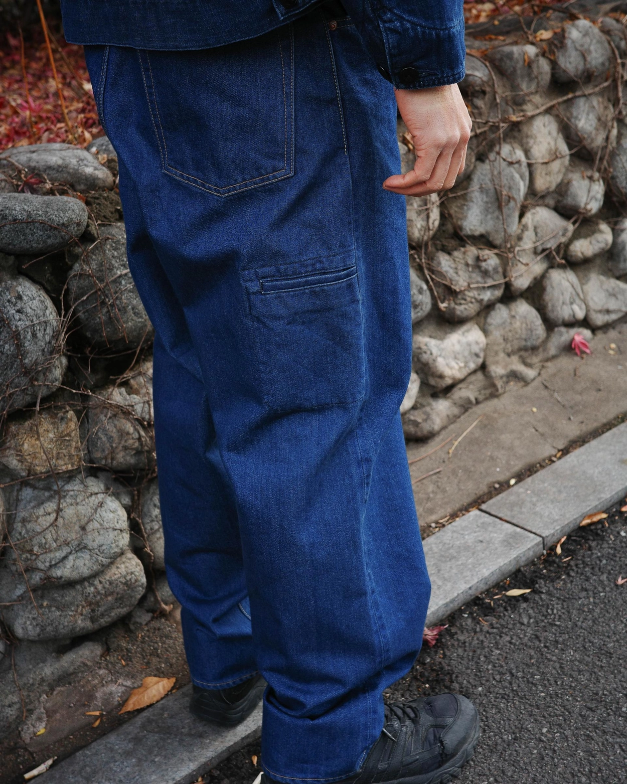 GXP Baggy Fit Denim Pants [Faded Indigo] : Semi Basement General Store