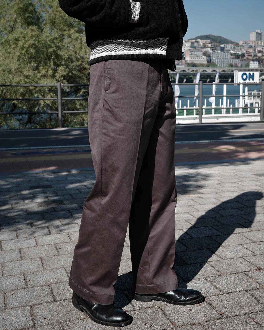TR-CIV601 ] 40 Civilian Trousers [Slate Gray] : Semi Basement