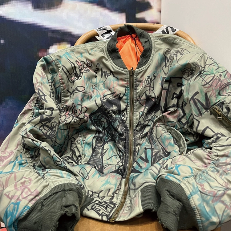 MOWALOLA MY CITY BOMBER MA-1フライトジャケット~! mowalola