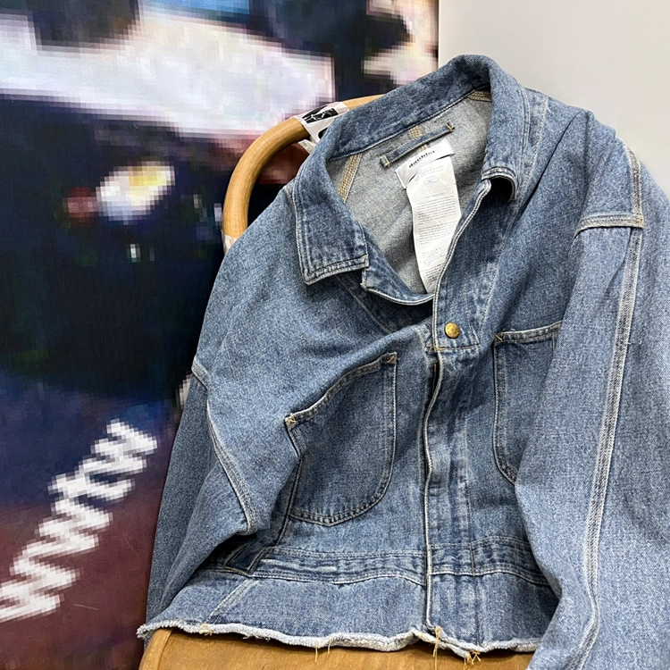 Doublet Silk Denim Blouson Cut off Jumpsuit : wwtwseoul