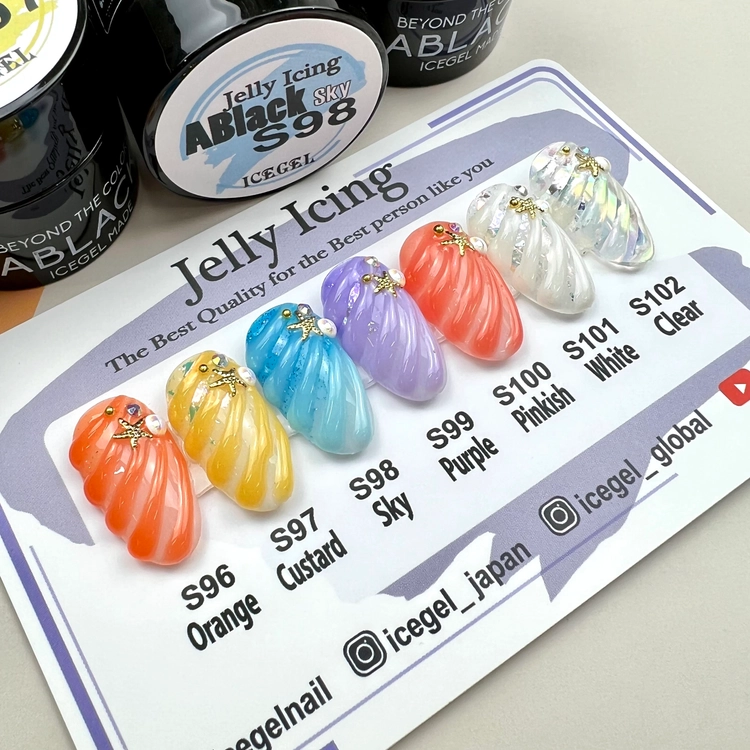 Jelly Icing Gel Set [S96~S102] : ICEGEL