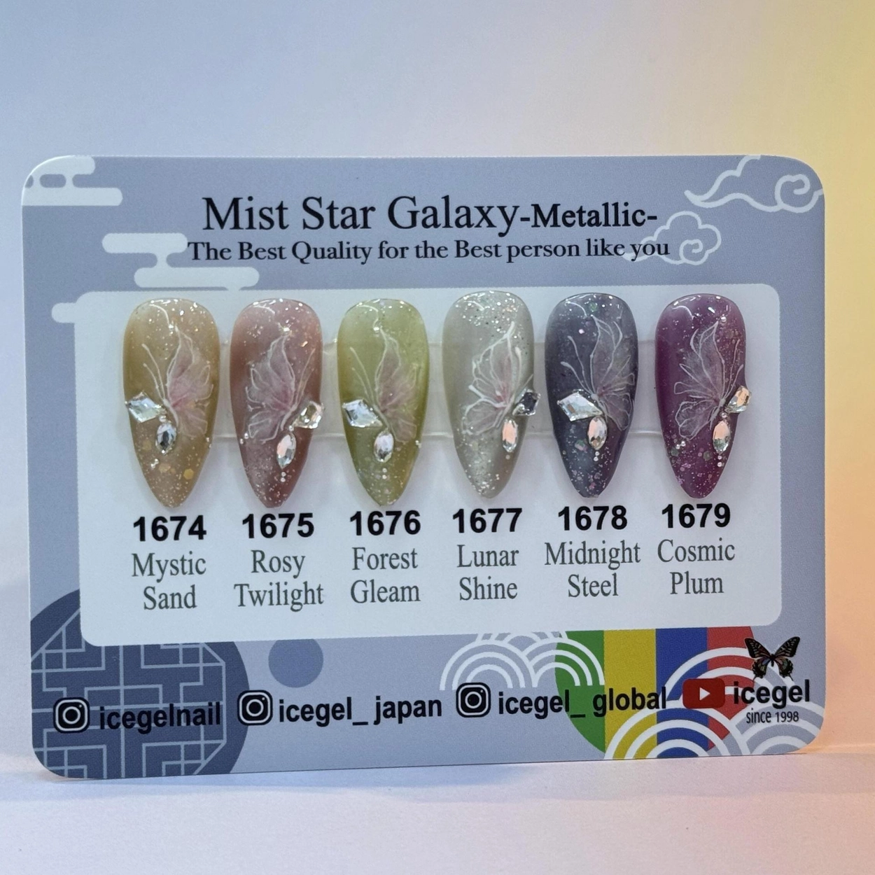 6色　Mist Star Galaxy 2 CLEAR ICEGEL made 6色 Mist Star Galaxy 2 CLEAR ICEGEL made - メルカリ