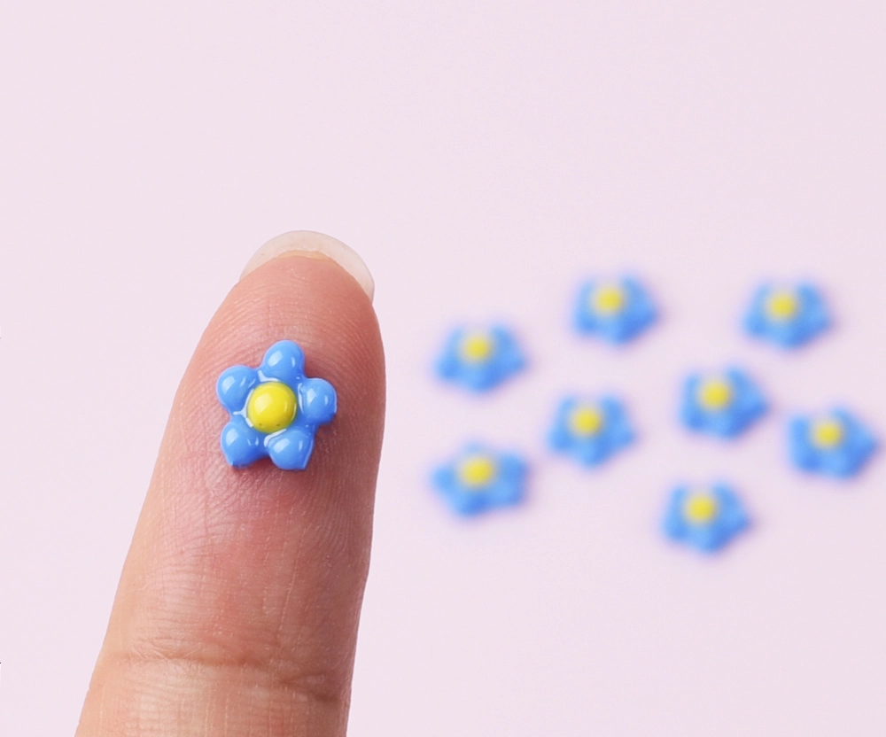 Blue Flower Charms [NC42] : ICEGEL