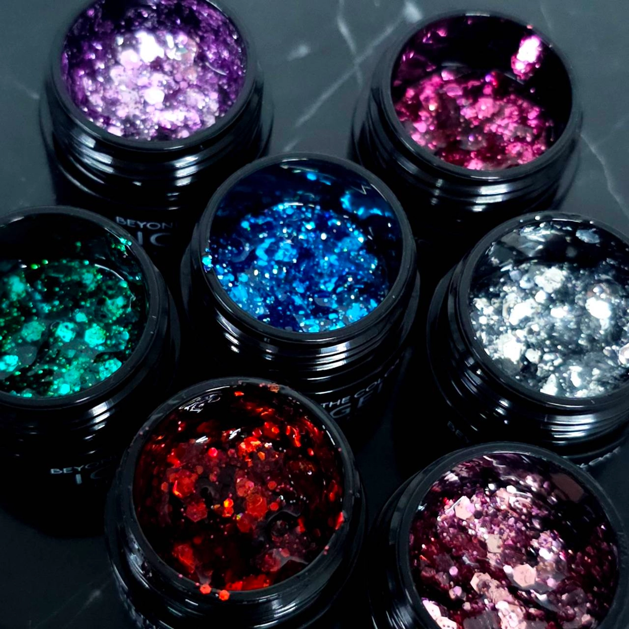 新品未使用mikigelネイルカラー 16個セット Miracle Mirror Gel [S201_S207] : ICEGEL