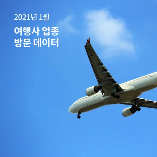 여행사 방문 데이터 (2021년 1월)
