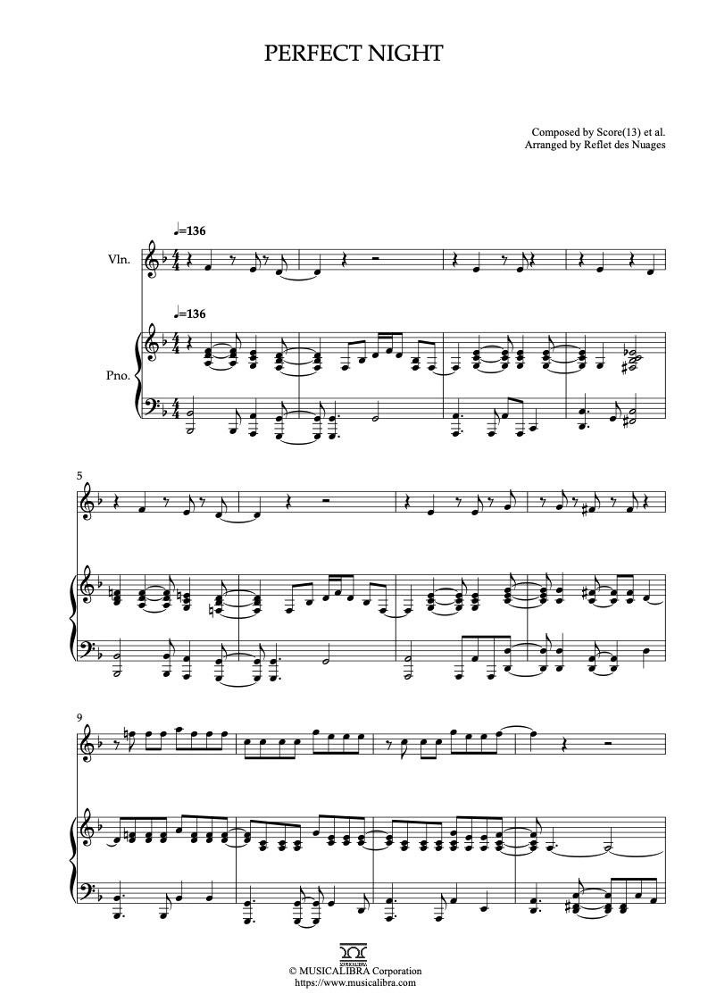 Hajimari no Senritsu - Piano Sheet Music for Piano (Solo