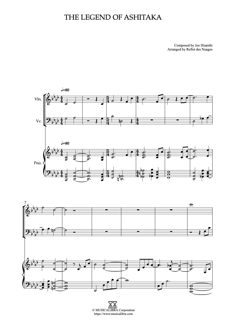 Kishio HIRAO TRIO 楽譜 フルート・バイオリン・ピアノ Kishio HIRAO TRIO 楽譜 フルート・バイオリン・ピアノ - メルカリ