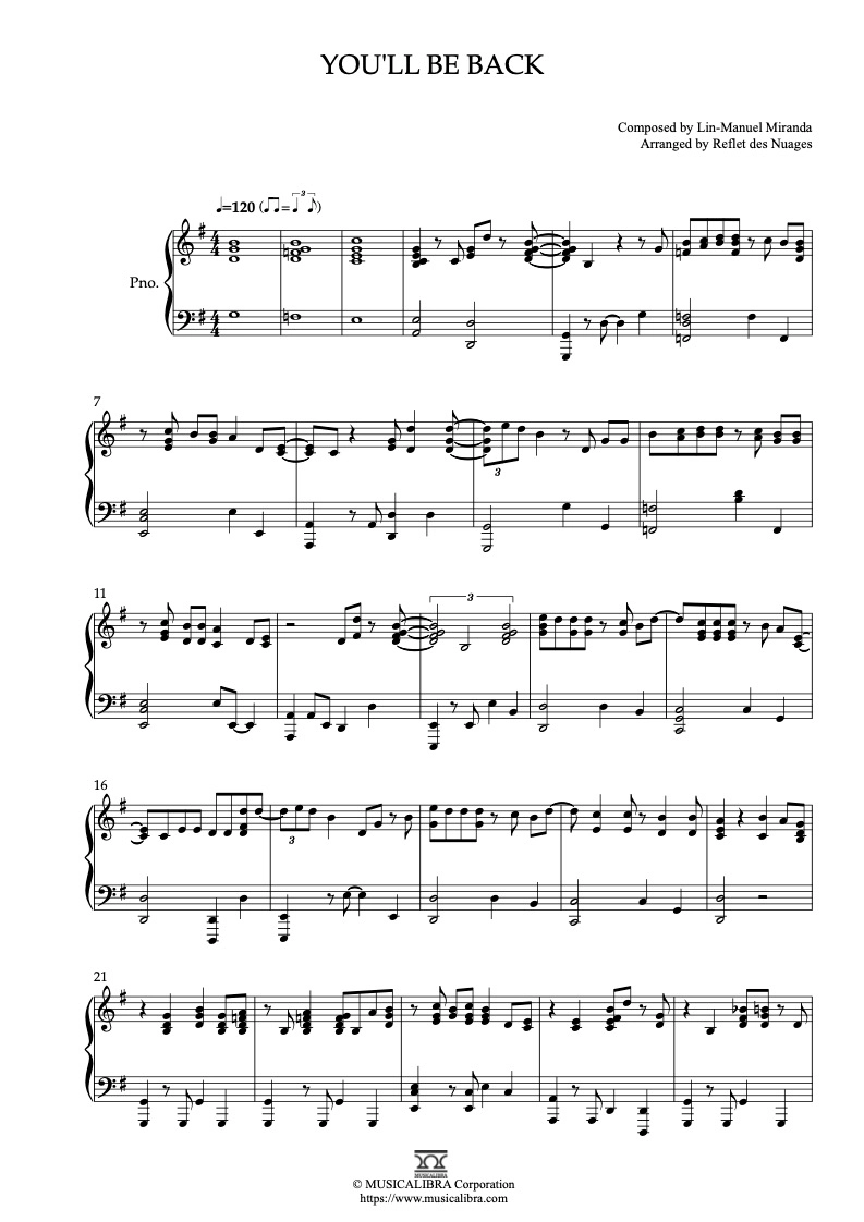 Piano Sheet Music The Farmer Refuted Lyrics Uptown Piano Sheet