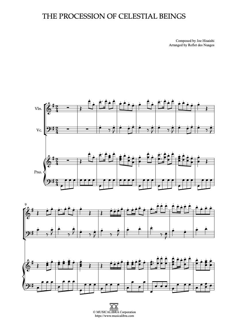 Kishio HIRAO TRIO 楽譜 フルート・バイオリン・ピアノ ムラマツフルート｜TRIO: 楽譜