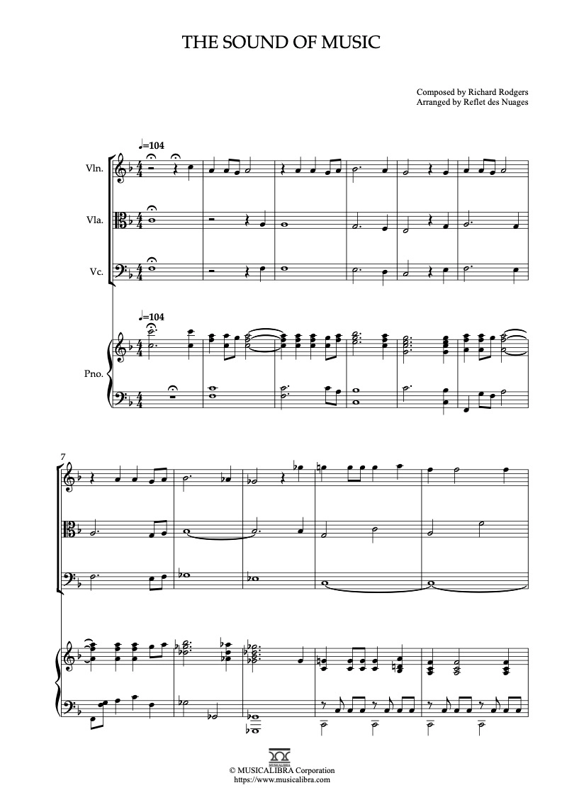 楽譜　ヴァイオリン　ストリングス・アンサンブル 糸 for String Quartet Sheet Music for Violin, Viola, Cello