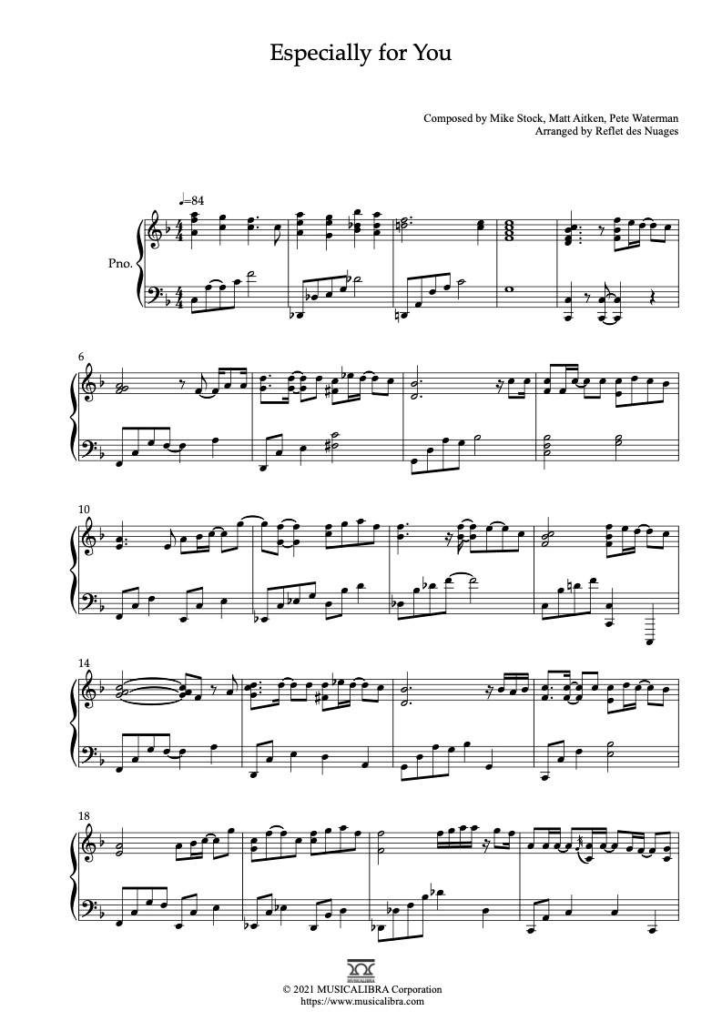 楽譜【Wink｜Especially For You】〜ピアノ弾き語り・全12曲 PIANO SOLO 楽譜] Especially for You ピアノ 編曲 楽譜 : MUSICALIBRA