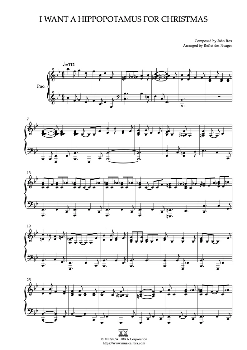 piano-solo-sheet-music-i-want-a-hippopotamus-for-christmas-musicalibra