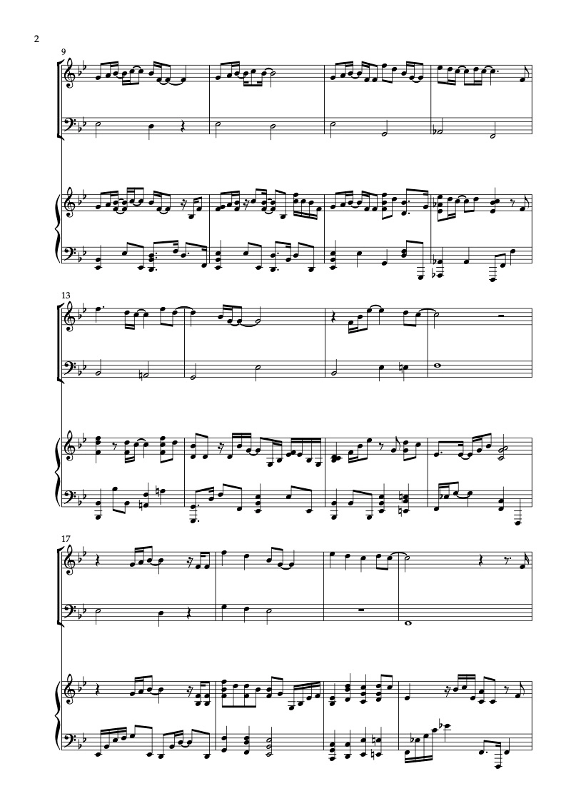 TRIO 楽譜] ライオン・キング Can You Feel the Love Tonight