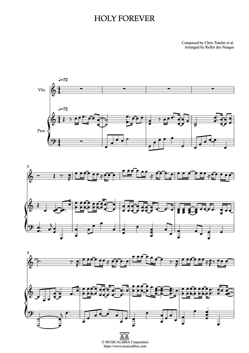 ジョセフ・ラウバー　 フルート、バイオリン、ピアノのためのトリオ　楽譜 TRIO 楽譜] Greensleeves - ヴァイオリン、チェロ、ピアノトリオ