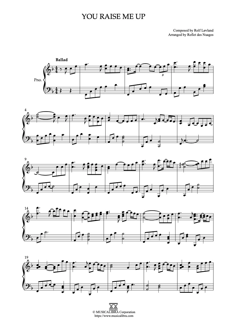 piano-solo-sheet-music-you-raise-me-up-musicalibra