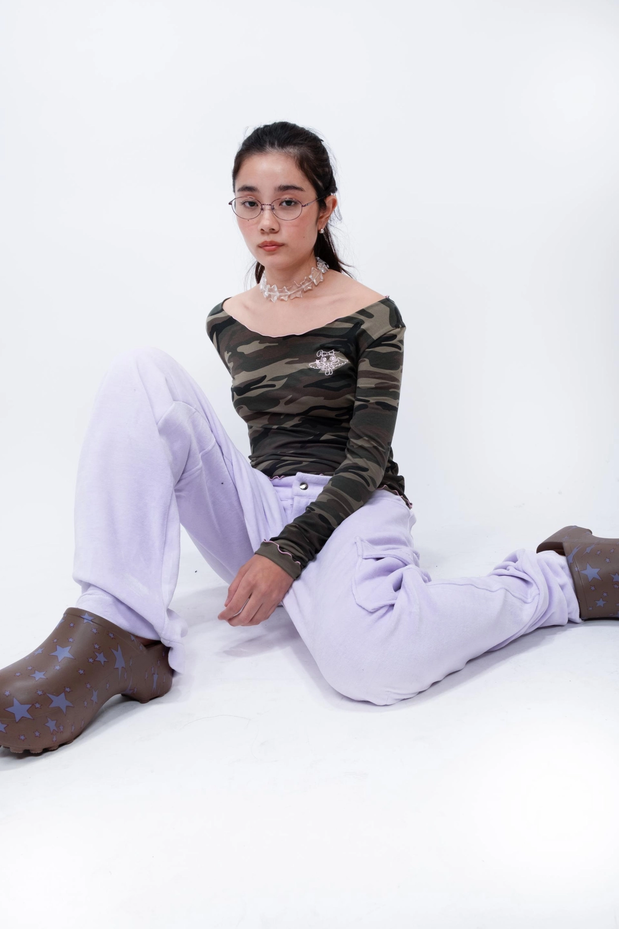 トップス SHALOM MOLA LONG SLEEVES MOLA CAMOU LONG SLEEVES : SHALOM