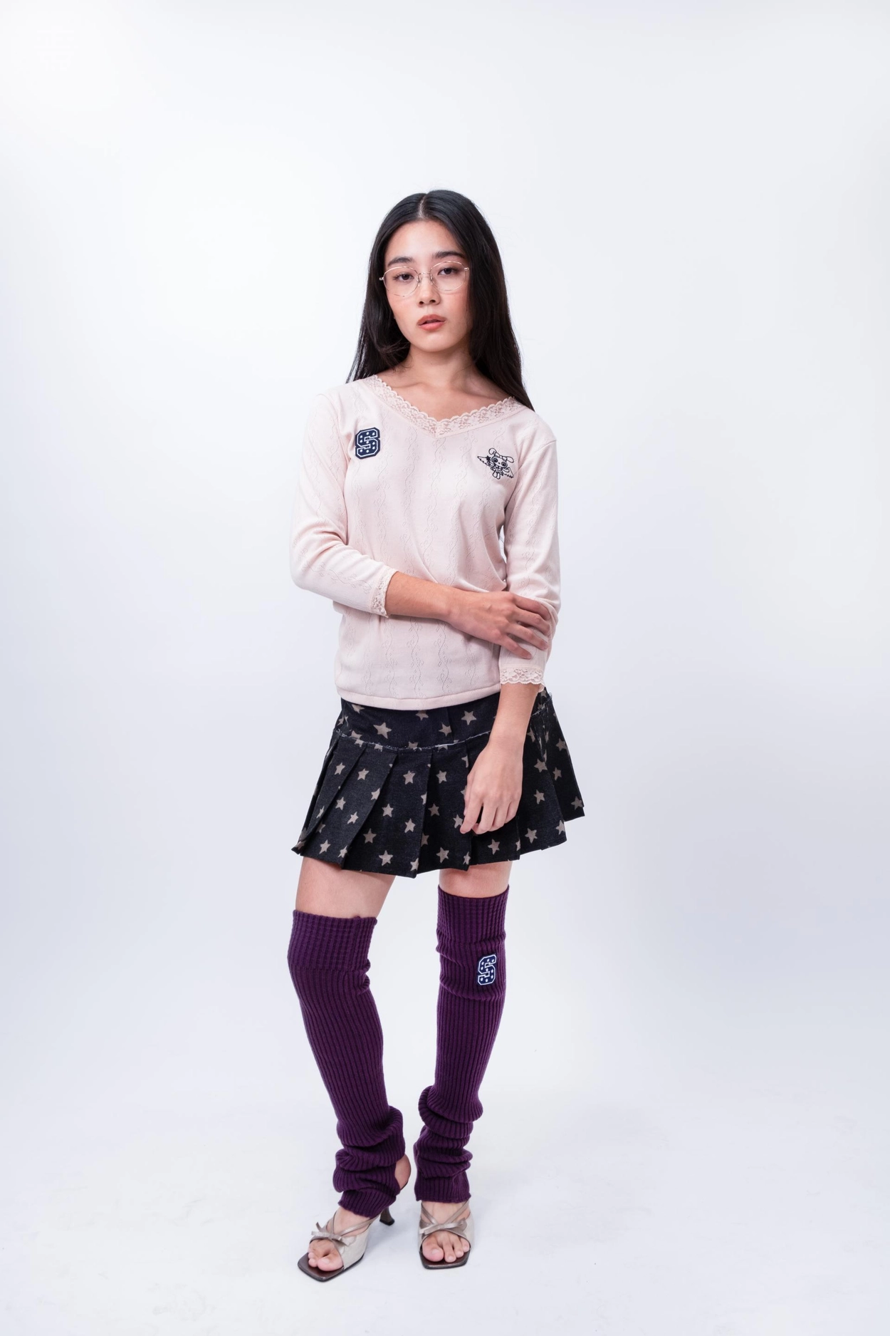 I DON'T KNOW LACE TOP (PEACH) : SHALOM