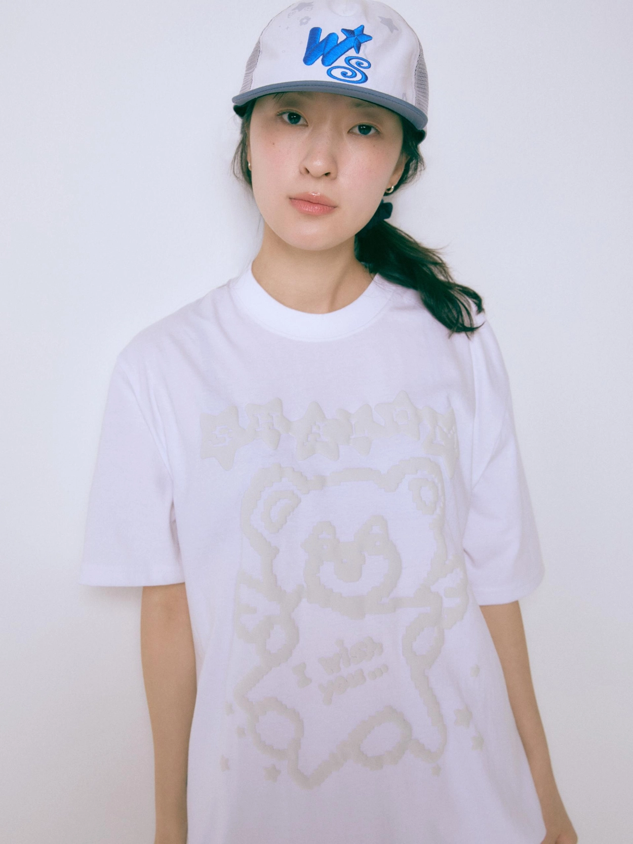 nct wish shalom Tシャツ ブルー nct wish shalom tシャツ NCT WISH X