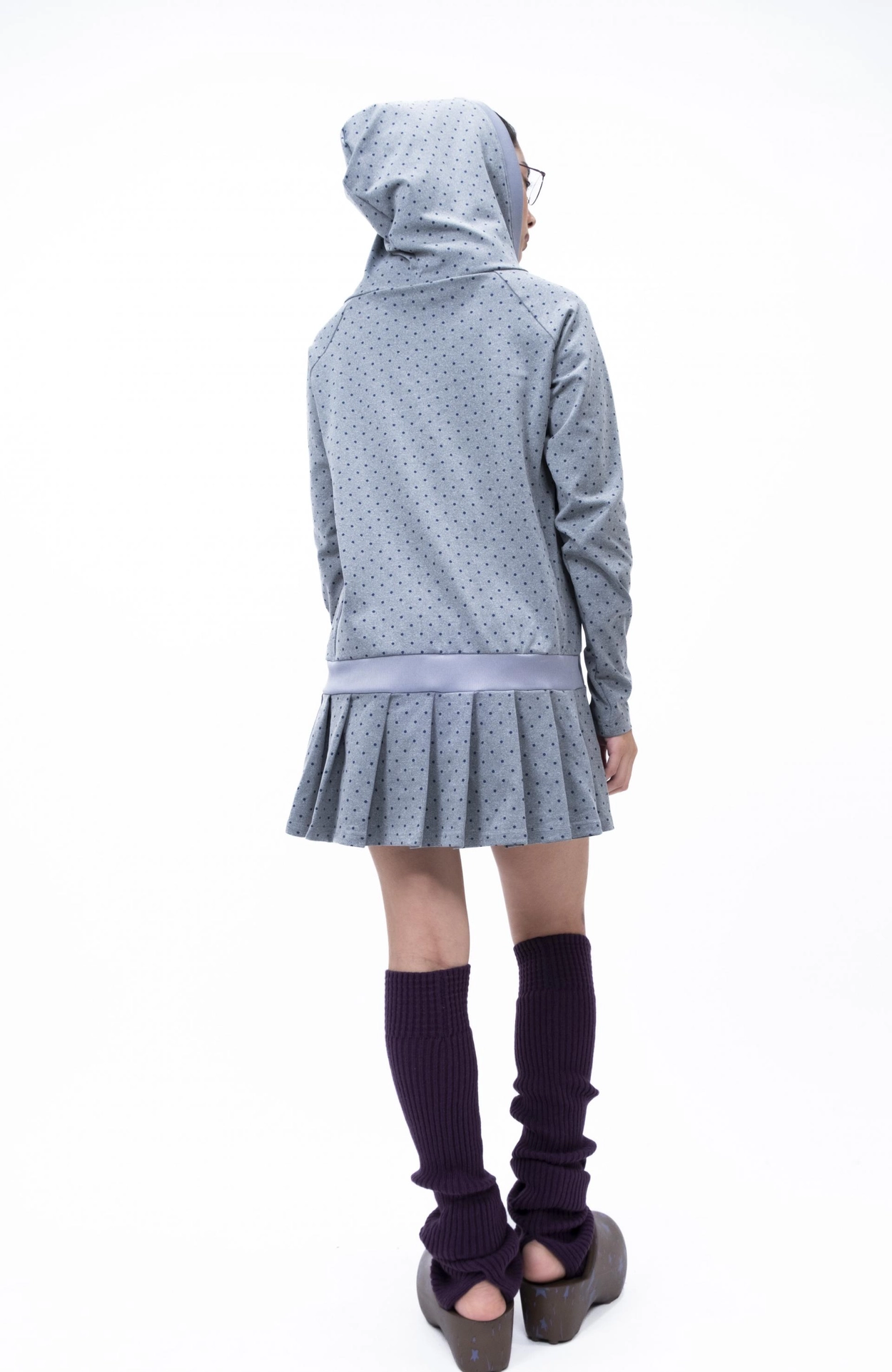MOLA DOT HOODY DRESS : @s.h.a.l.o.m.c.l.u.b