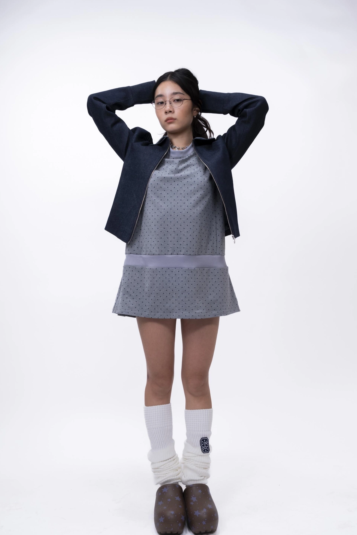 MOLA DOT HOODY DRESS : @s.h.a.l.o.m.c.l.u.b
