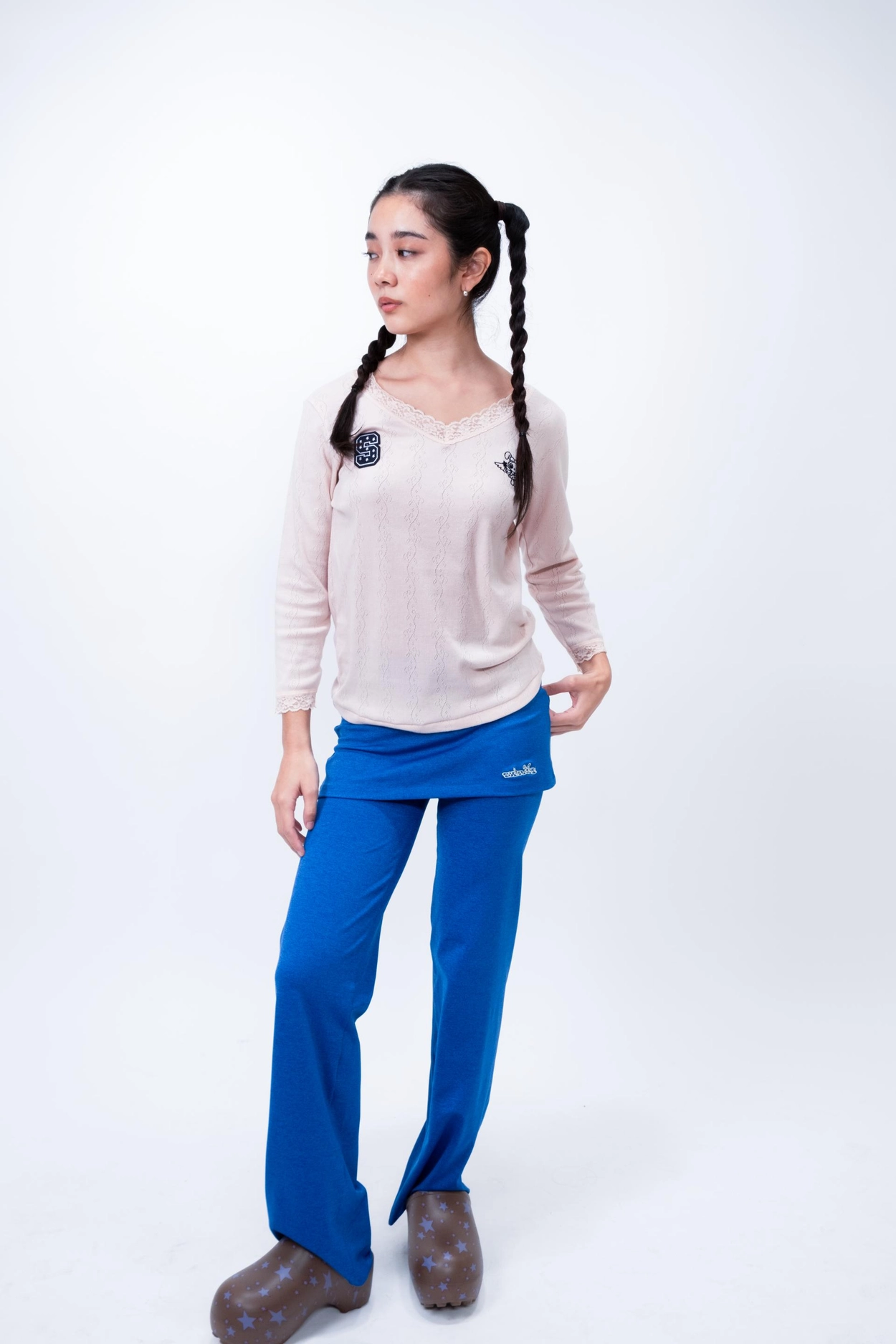 【SHALOM】I DON'T KNOW LACE TOP (PEACH) [正規品] I DON'T KNOW LACE TOP (PEACH) : @s.h.a.l.o.m.c.l.u.b