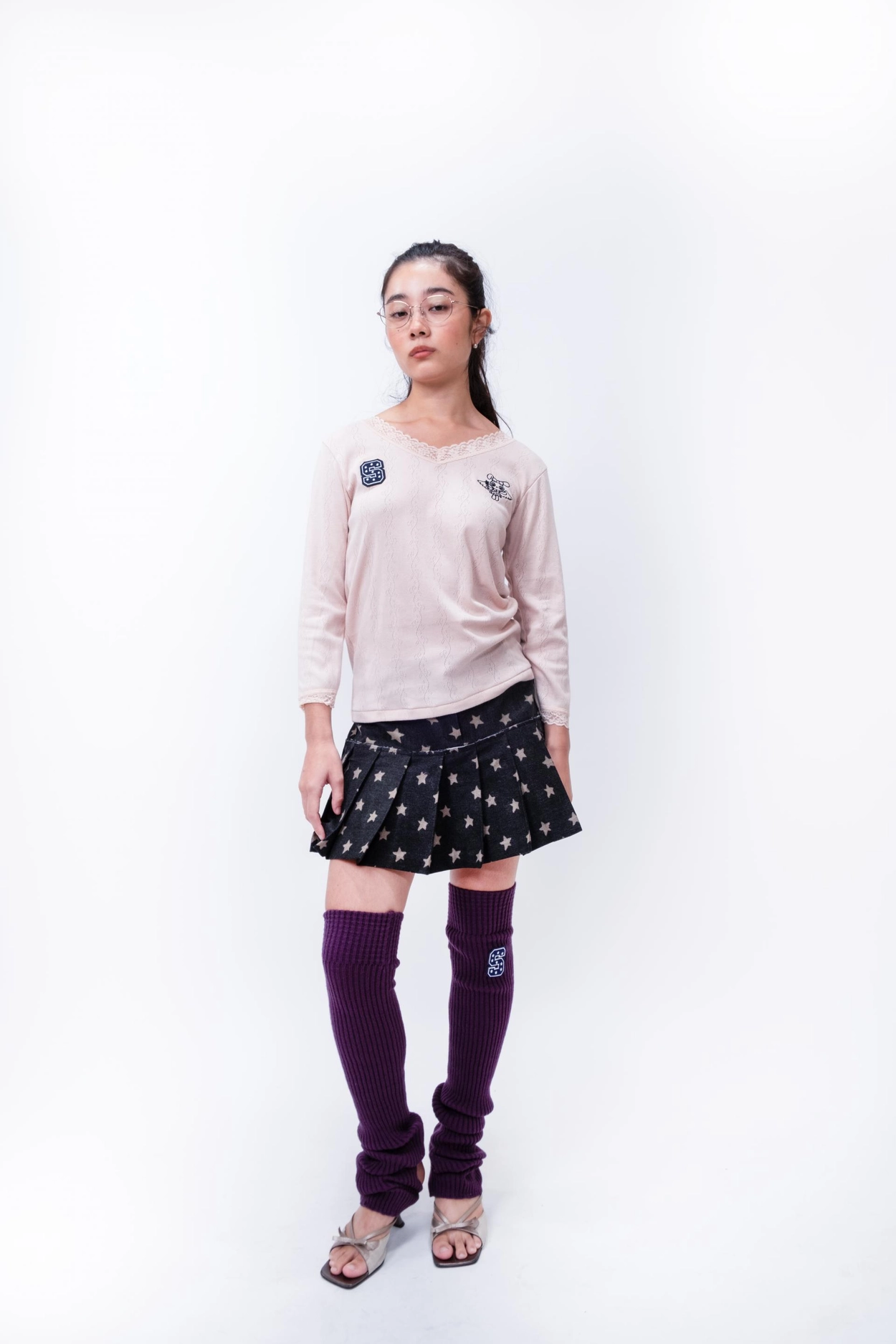 【SHALOM】I DON'T KNOW LACE TOP (PEACH) [正規品] shalom I Don'T Know Lace Top - Peach | International Store