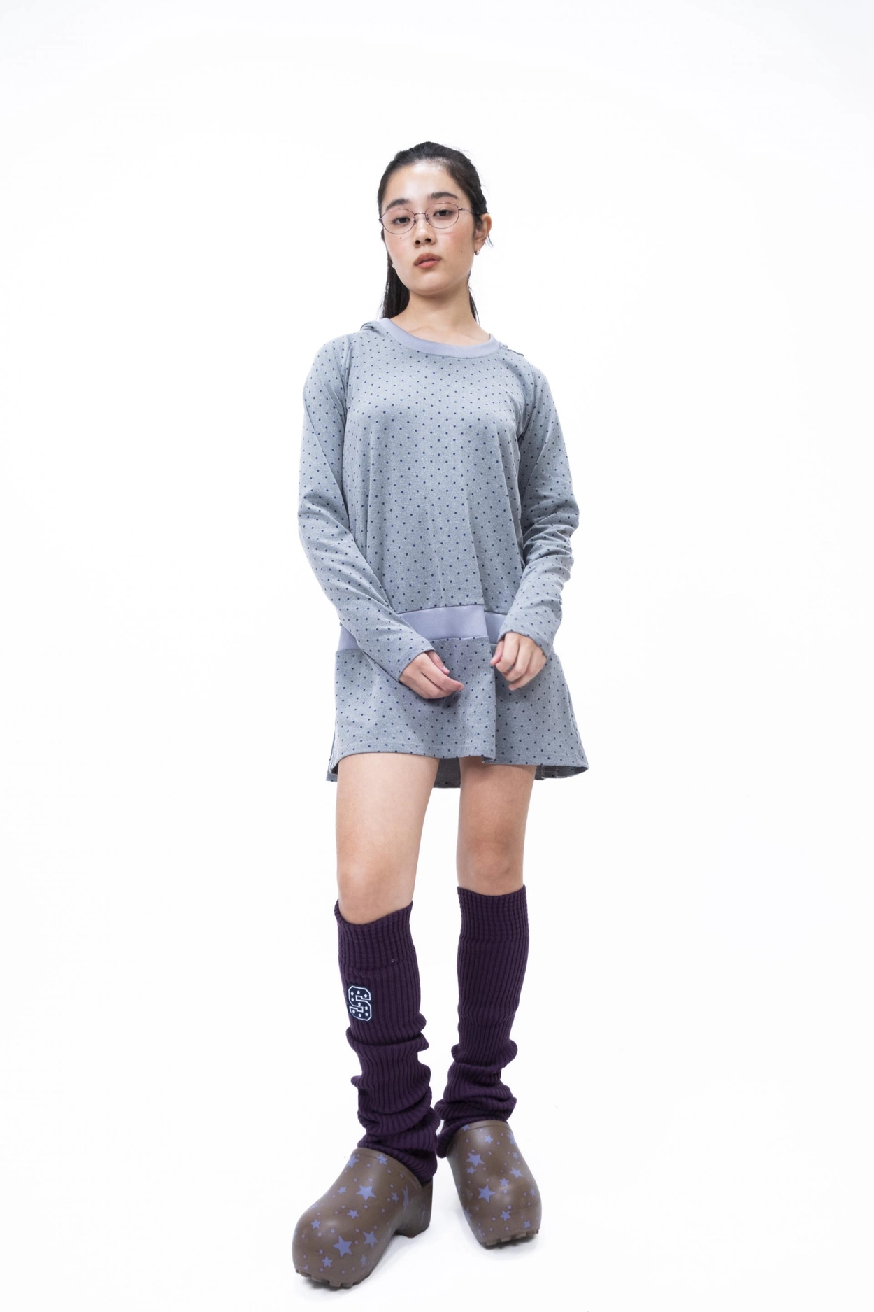 MOLA DOT HOODY DRESS : @s.h.a.l.o.m.c.l.u.b