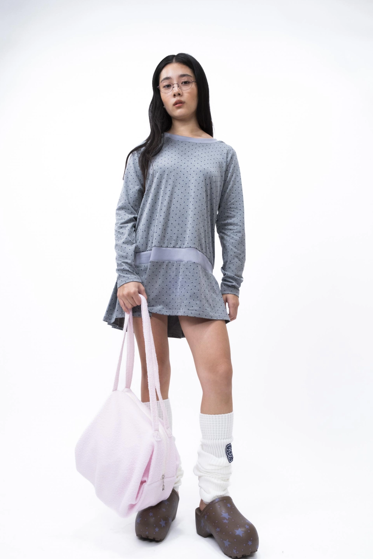MOLA DOT HOODY DRESS : @s.h.a.l.o.m.c.l.u.b