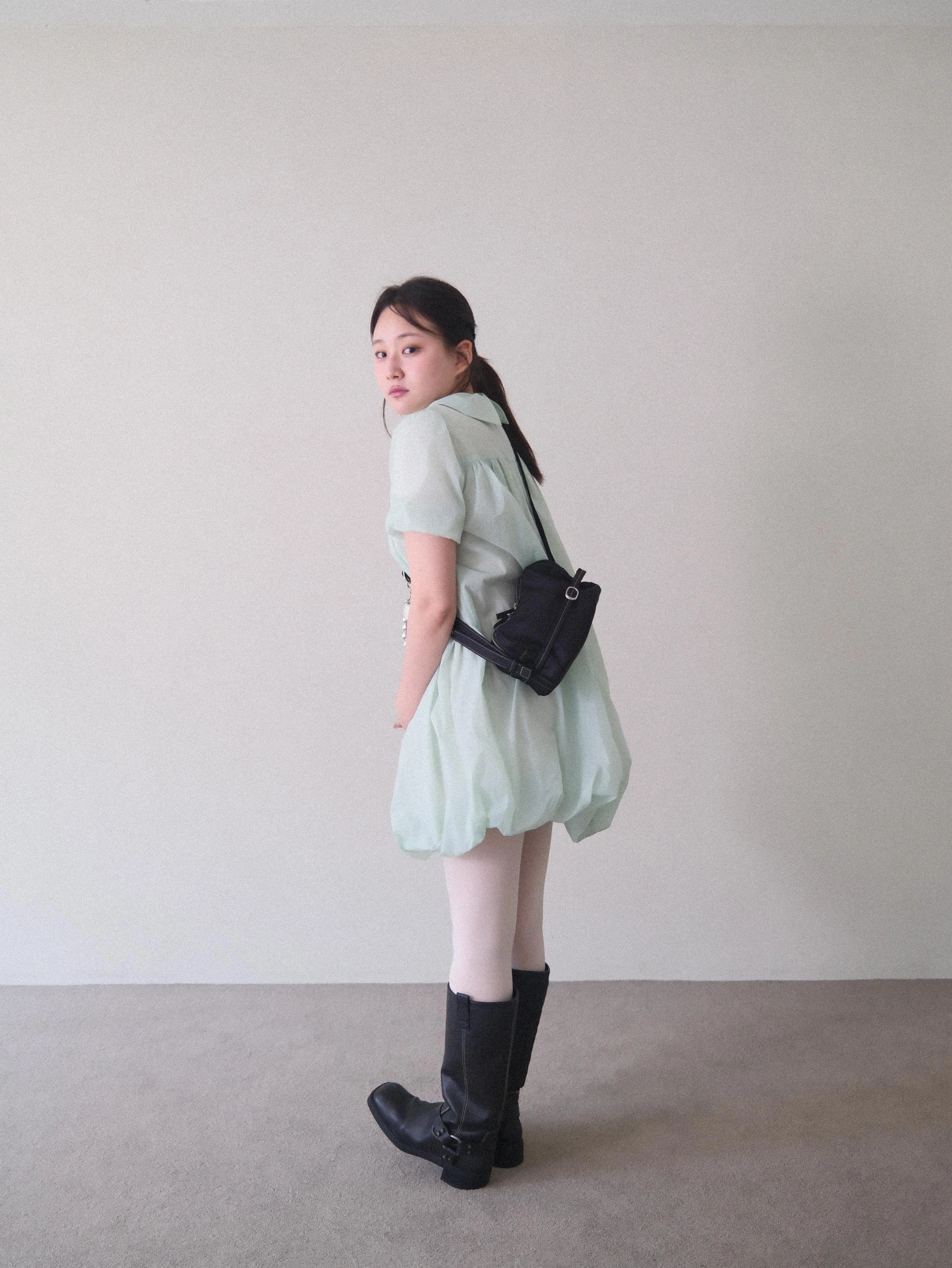 예약배송] POTY MINI CROSS BAG / BLACK : HYEKI POTY MINI CROSS BAG 