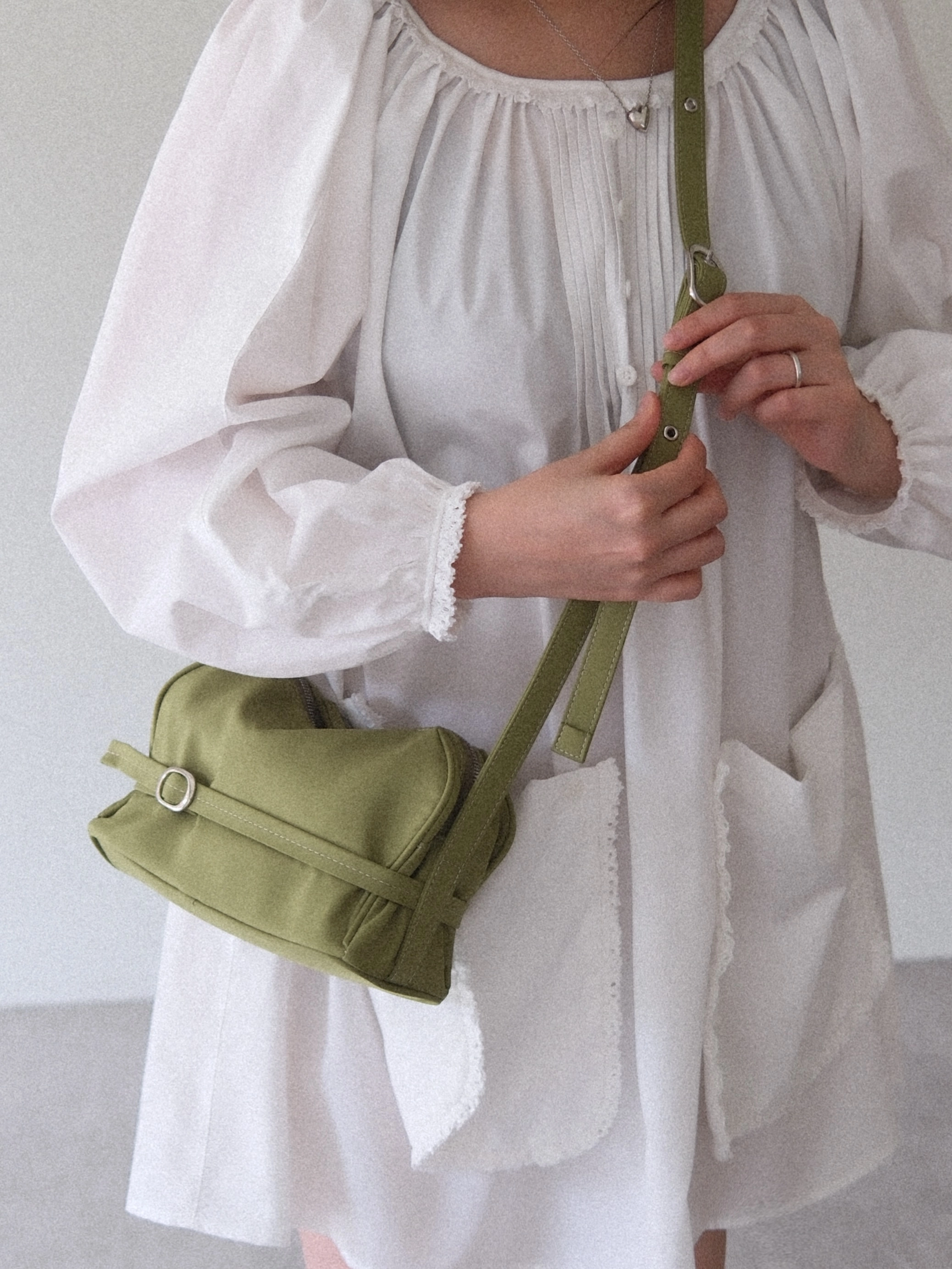 POTY MINI CROSS BAG / OLIVE : 혜키
