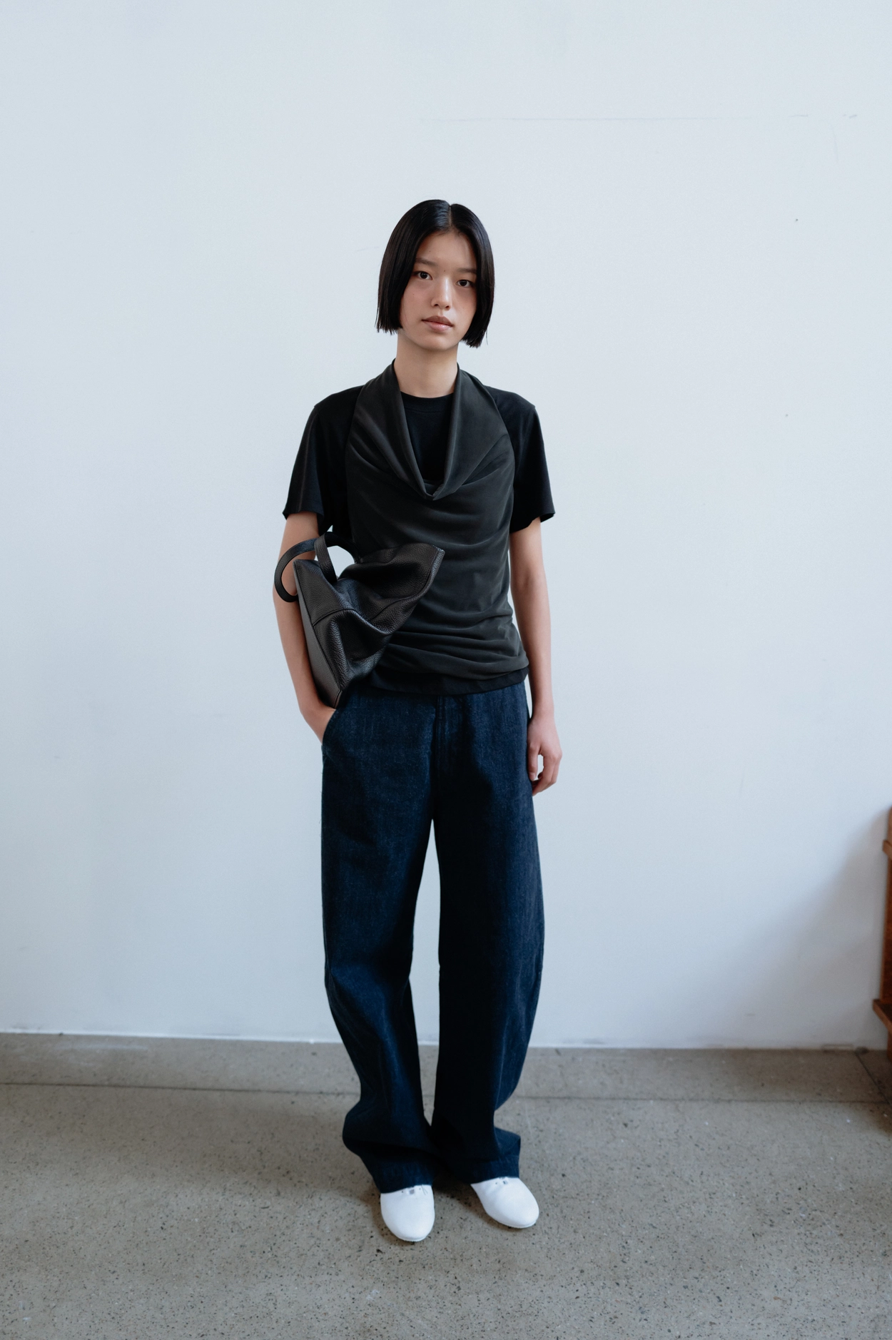 Cotton curve pants monoha 韓国　モノハ MONOHA | SHOP