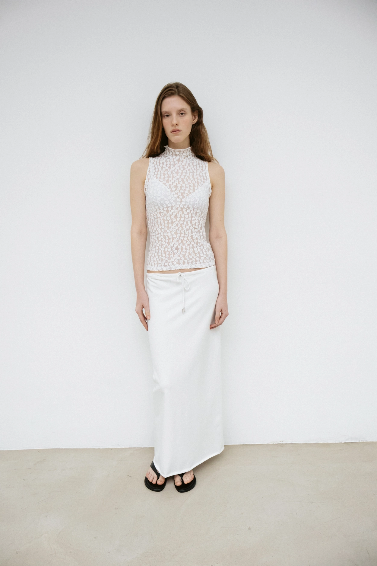 タグ付新品★MONOHA Sheer band skirt MONOHA | SHOP
