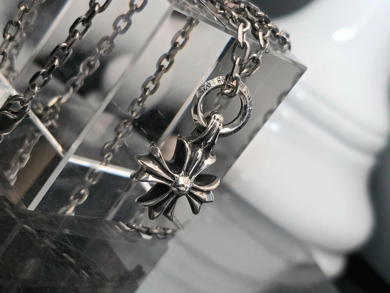 CHROME HEARTS/CH PLUS CHAINMAIL RING/#18/22K/クロムハーツ/CH  